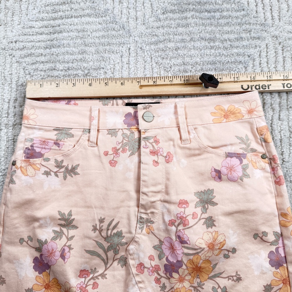 Sanctuary Mini Skirt Women 27 Botanical Boho Summer Floral Denim Romantic Flower - Picture 3 of 10